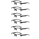KERECSEN 6 Pack Rectangle Blue Light Blocking Computer Glasses 088
